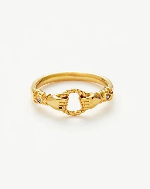 《MISSOMA》HARRIS REED IN GOOD HANDS STACKING リング