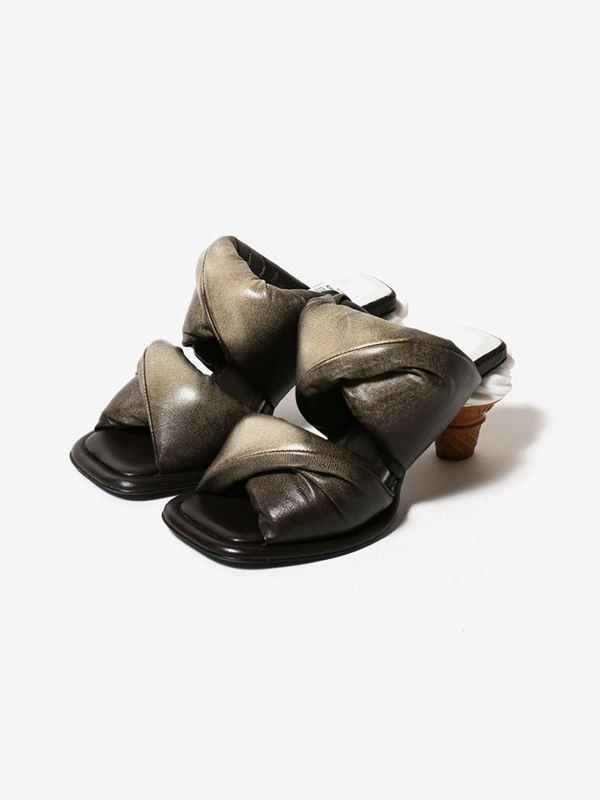 《MIHARA YASUHIRO》SOFT SERVE HEEL サンダル
