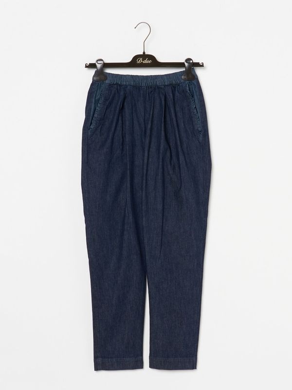 DENIM Ribbon Slim パンツ