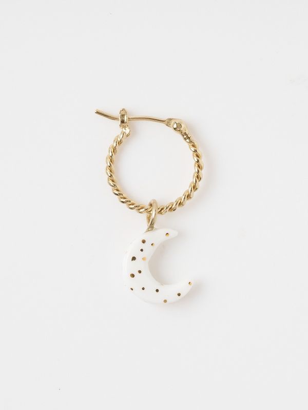 ミニピアス (片耳用) 三日月 COSMIC