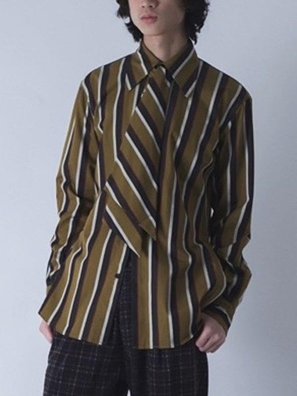《KA WA KEY》YE CLASSY STRIPE シャツ