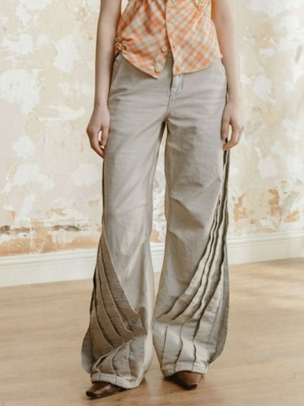 《PONDER.ER》BETULA PLEATED DENIM パンツ