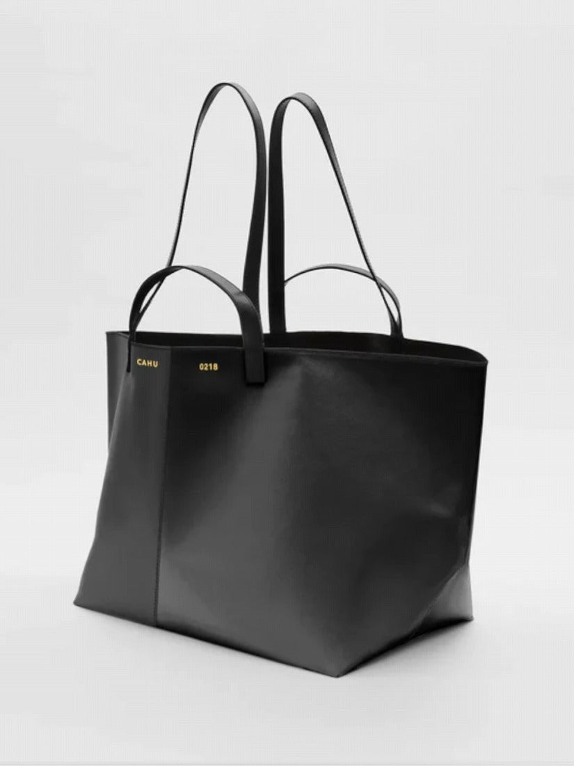《CAHU》Pratique Half Coated / Leather ZIP S