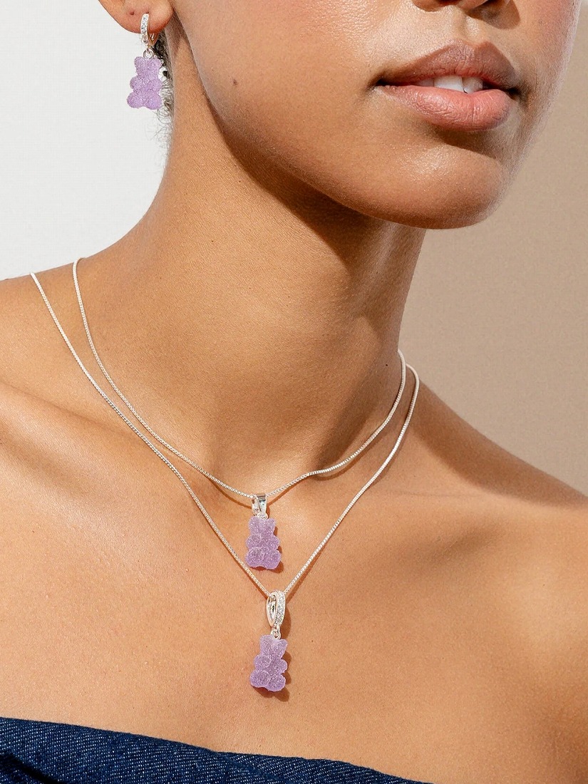 Crystal Haze Jewelry】Fizzy Nostalgia bear チャーム - Classic