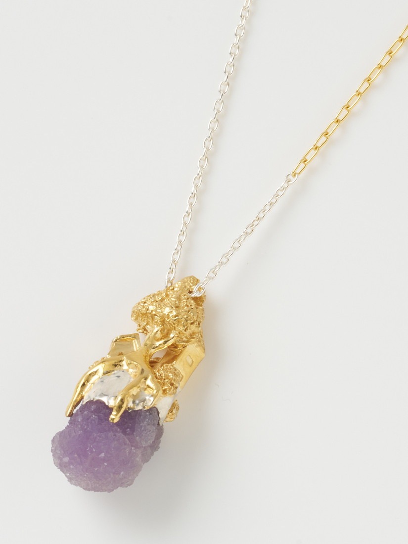 一点もの】roca ネックレス グレープアゲート（ネックレス）｜H.P.