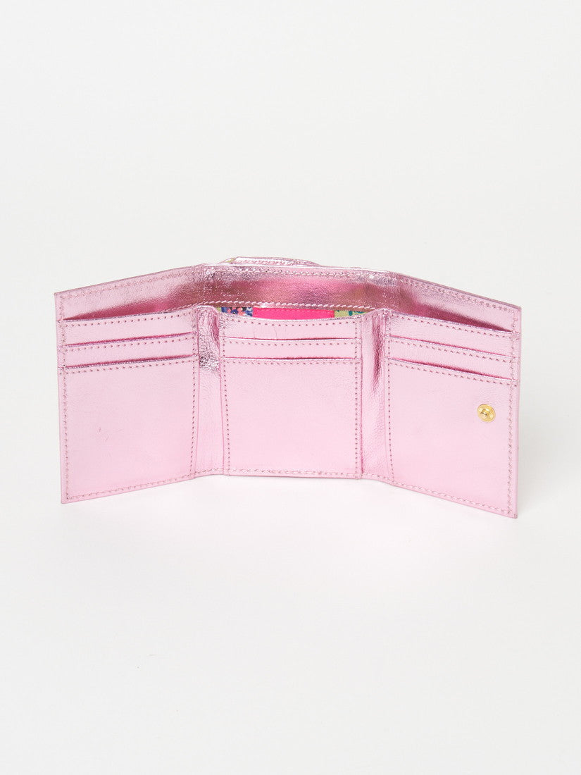 ねこミニ財布 White longhair cat(Metallic Pink)（その他財布