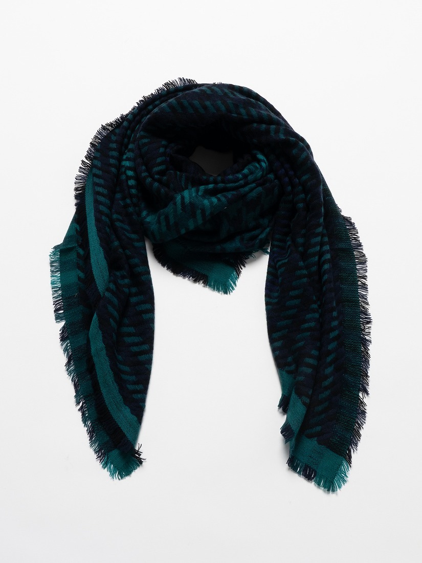THE HOUNDSTOOTH SQUARE ストール（ストール）｜H.P.FRANCE公式サイト