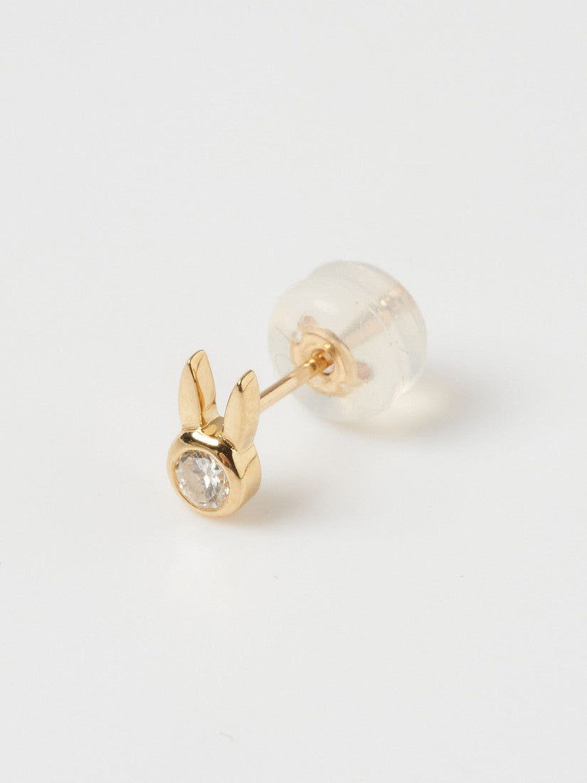 RABBIT STUD ピアス（片耳用）