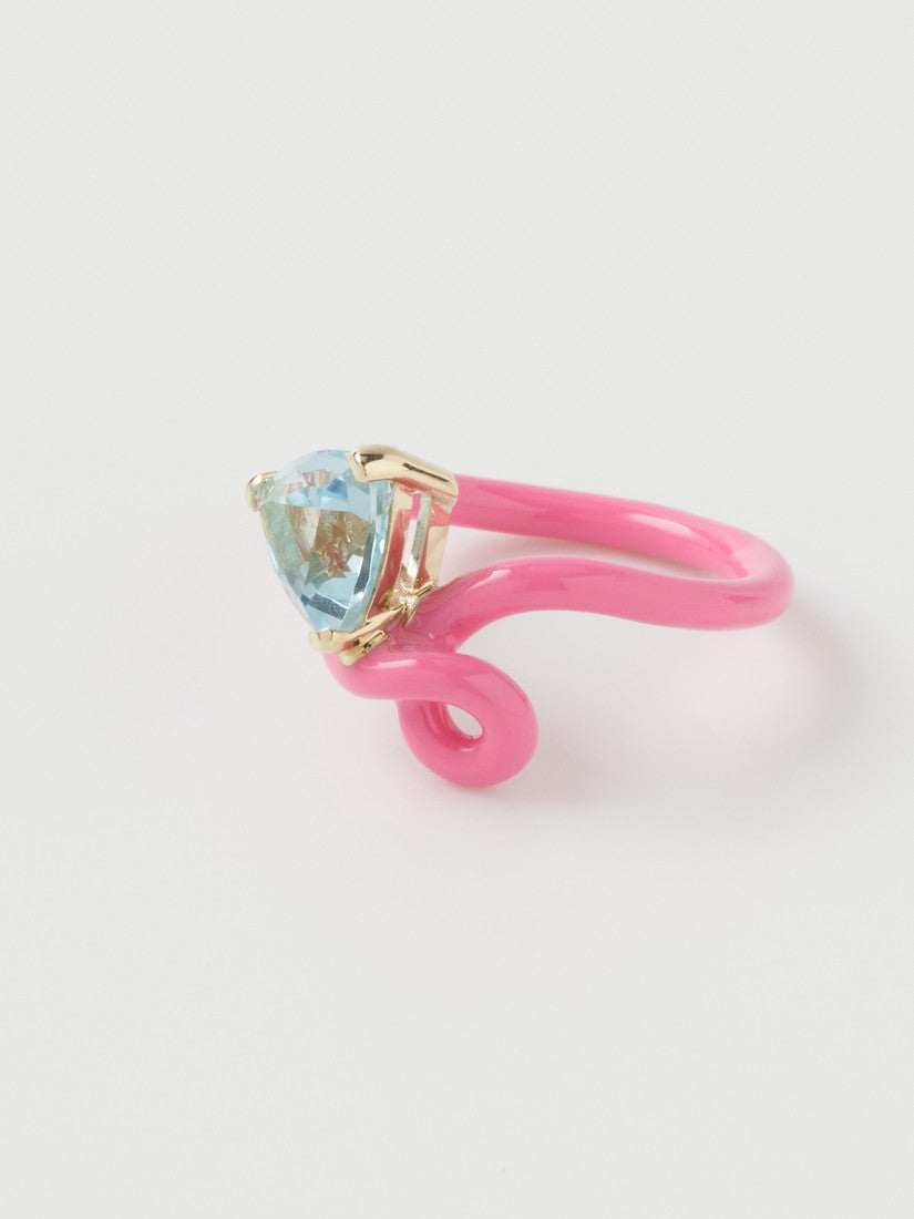 hpフランス　レジンの指輪 hpフランス レジンの指輪 リング TRILLION VINE RING IN WHITE