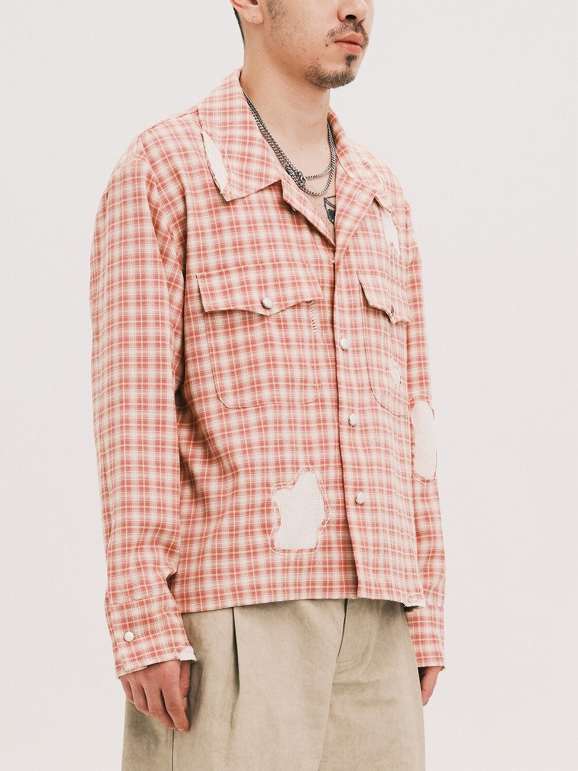 Hand patch l/s shirt – PLATEAU STUDIO