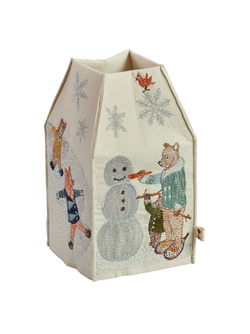 Holiday｜ティッシュボックスカバー Snow Day（アート・デコその他