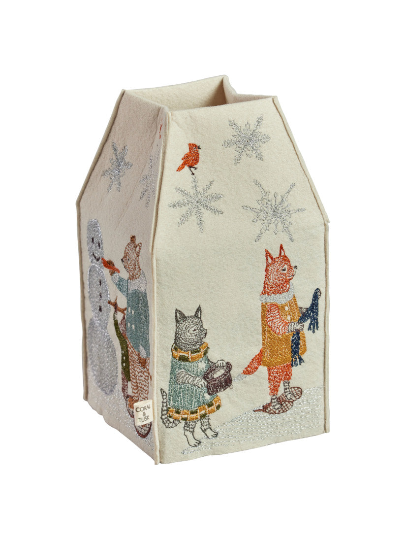 Holiday｜ティッシュボックスカバー Snow Day（アート・デコその他