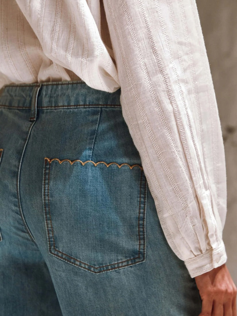 EMILE ET IDA》BARNABE PANTALON PONT デニムパンツ（パンツ）｜H.P.