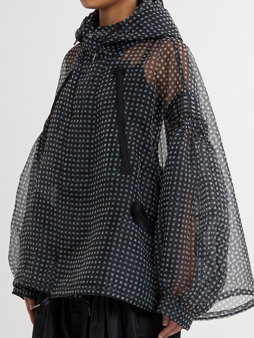 MEG MIURA》See-thorough Gingham Check Anorak（ジャケット）｜H.P.