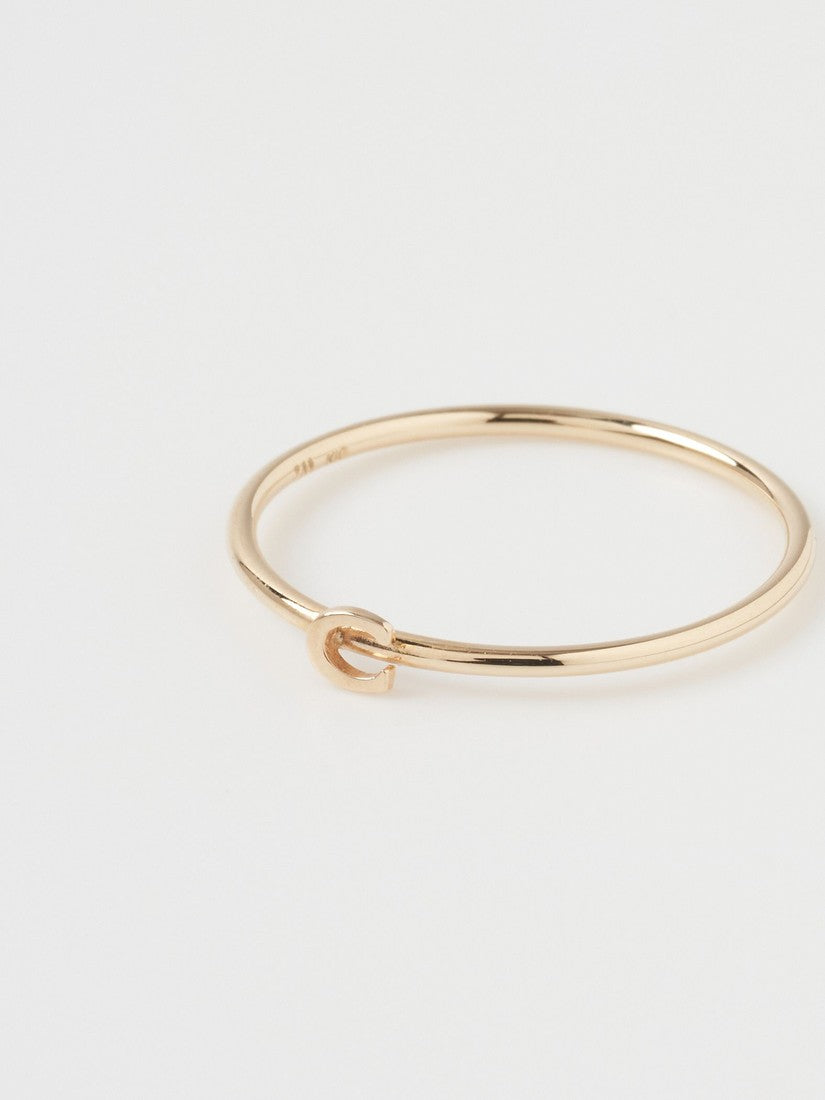 Lip:K10YGイニシャルリングC（リング）｜H.P.FRANCE公式サイト