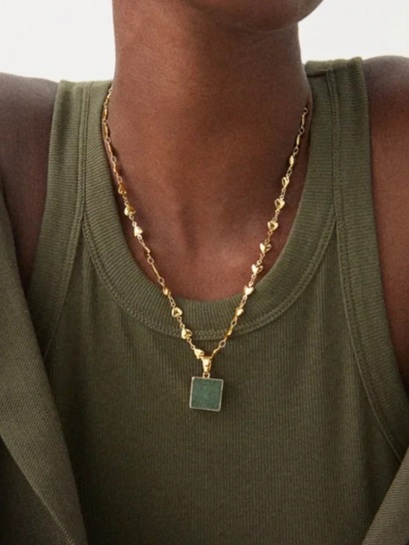 Crystal Haze Jewelry】Habibi チェーンネックレス - GD（ネックレス