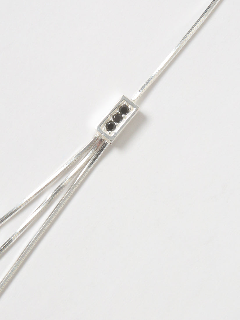 お値下mykonos工房▪️ルチルクォーツ▪️一点物ネックレスH.P.France ネックレス SWINGING SIMPLICITY IN A PRECIOUS WAY（ネックレス