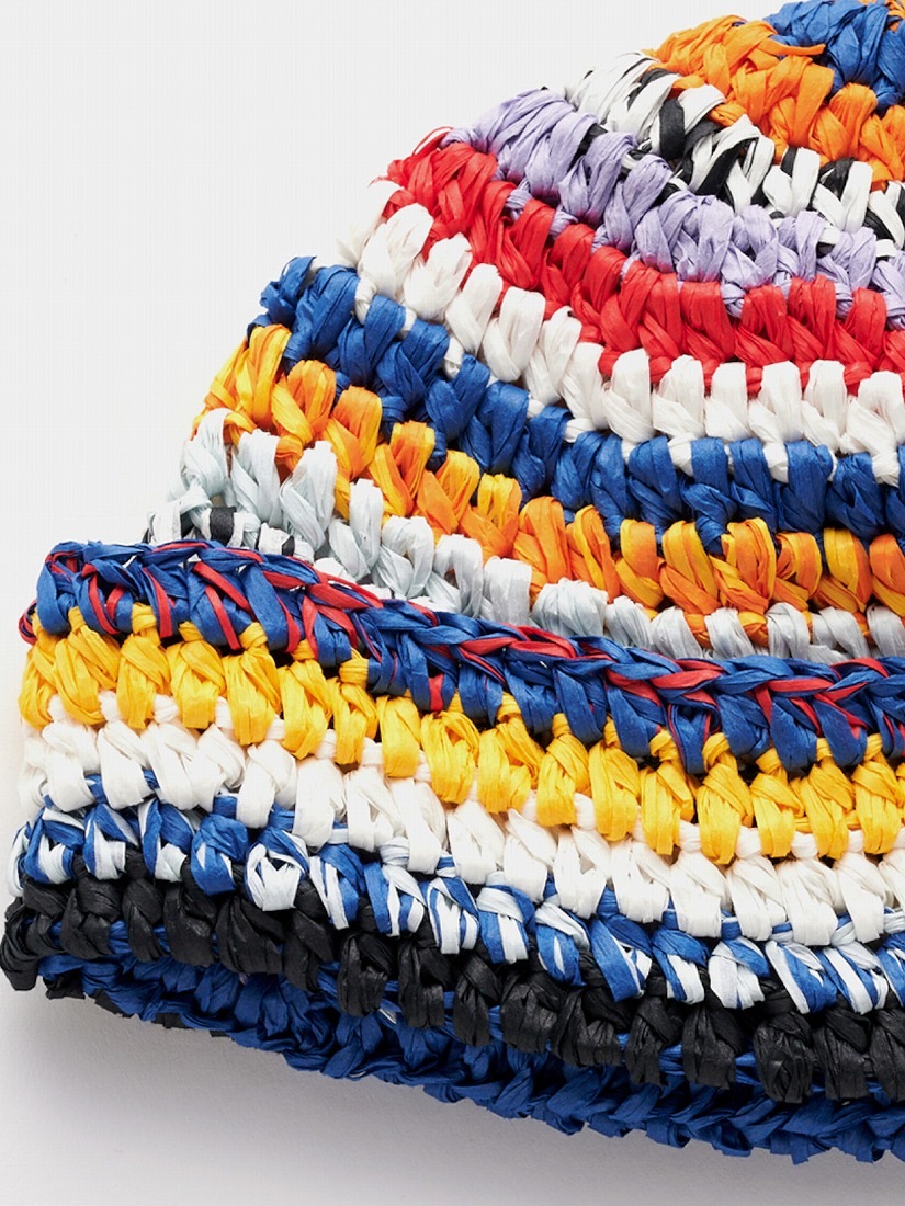 KIJIMA TAKYUKI》PAPER HAND KNIT WATCH キャップ (MIX)（ハット