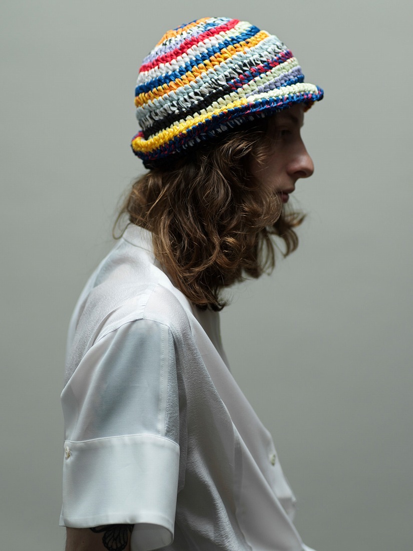 KIJIMA TAKYUKI》PAPER HAND KNIT WATCH キャップ (MIX)（ハット