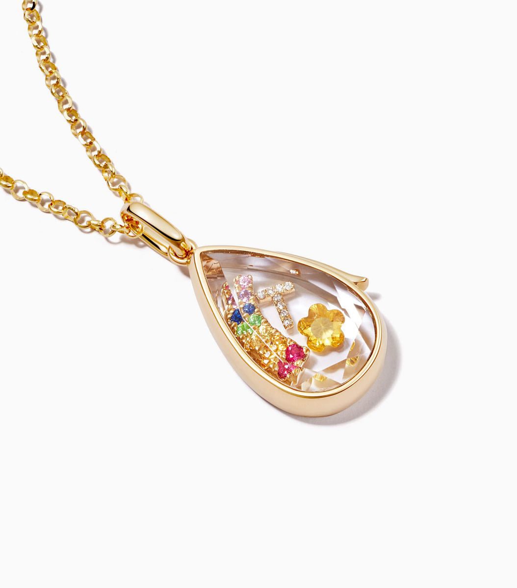 ペンダントトップ SAFFRON (ファセットカット有)（ネックレス）｜H.P.