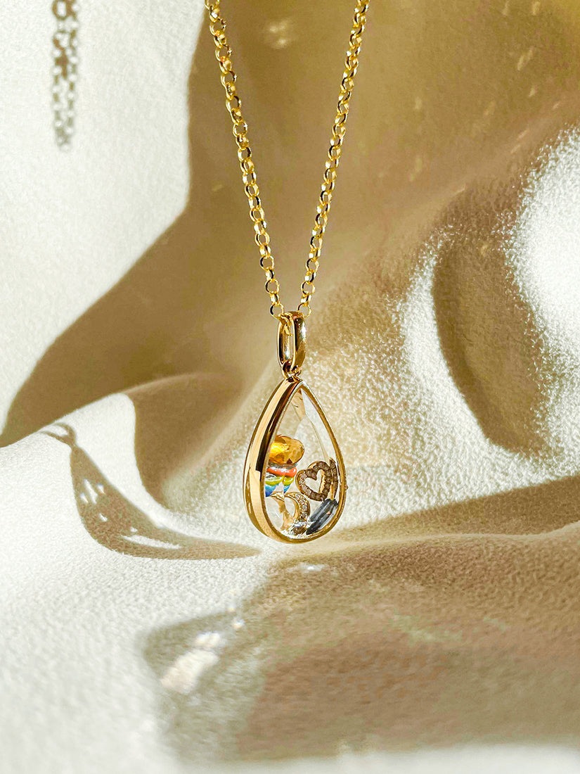 ペンダントトップ SAFFRON (ファセットカット有)（ネックレス）｜H.P.