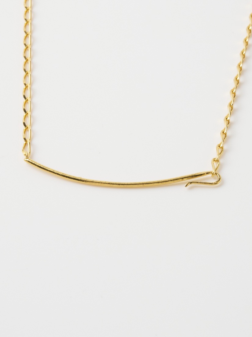 PREEK ラリアットネックレス PREEK》YU-KIN HOOK CHAIN LARIAT ネックレス（ネックレス）｜H.P.