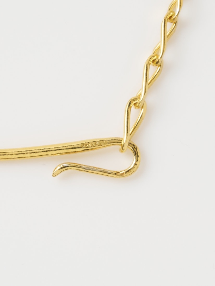 PREEK》YU-KIN HOOK CHAIN LARIAT ネックレス（ネックレス）｜H.P.