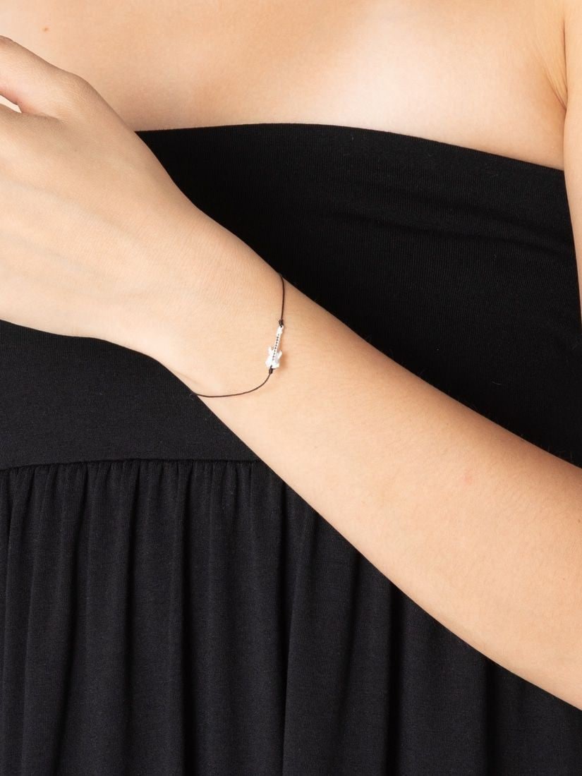 ROCK PAVE DIAM NOIR ブレスレット