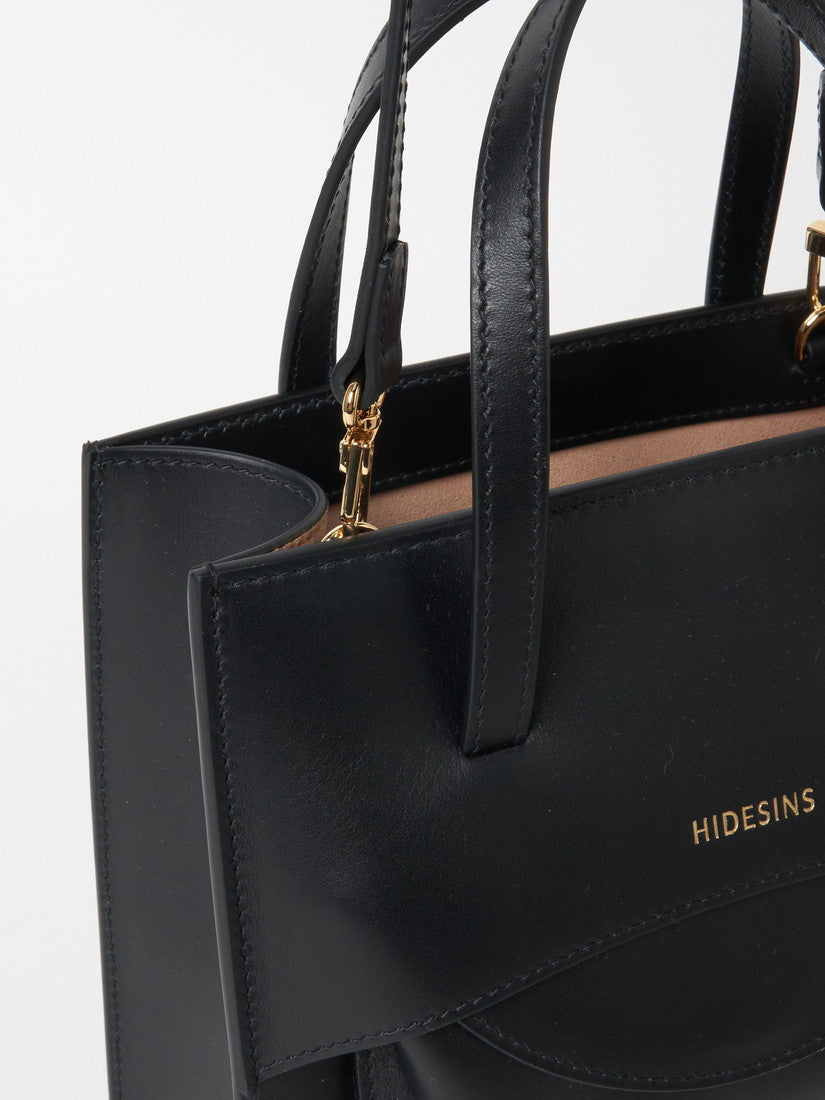 HIDESINS》FLAP J レザー ハンドバッグ（バッグその他）｜H.P.FRANCE