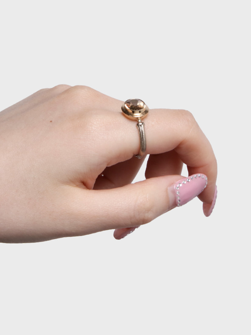 14k ゴールドリングアンダリュサイト