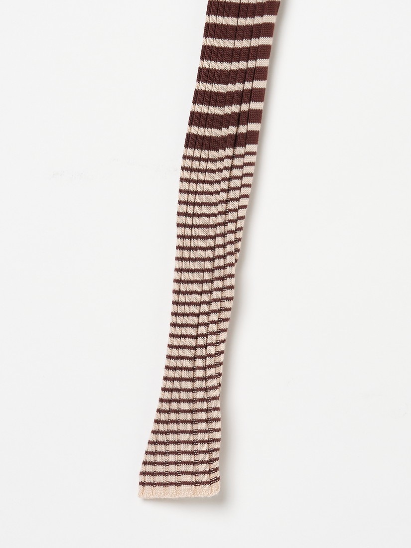 OTOAA》HORIZONTAL STRIPE KNIT TURTLE-NECK トップス（トップスその他