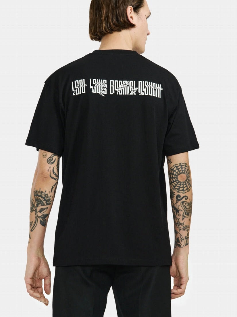 【希少】LOUIS GABRIEL NOUCHIルイガブリエルヌイッチ tシャツ LGN LOUIS-GABRIEL NOUCHI》T-シャツ WITH PRINTED DEFORMED LOGO（T