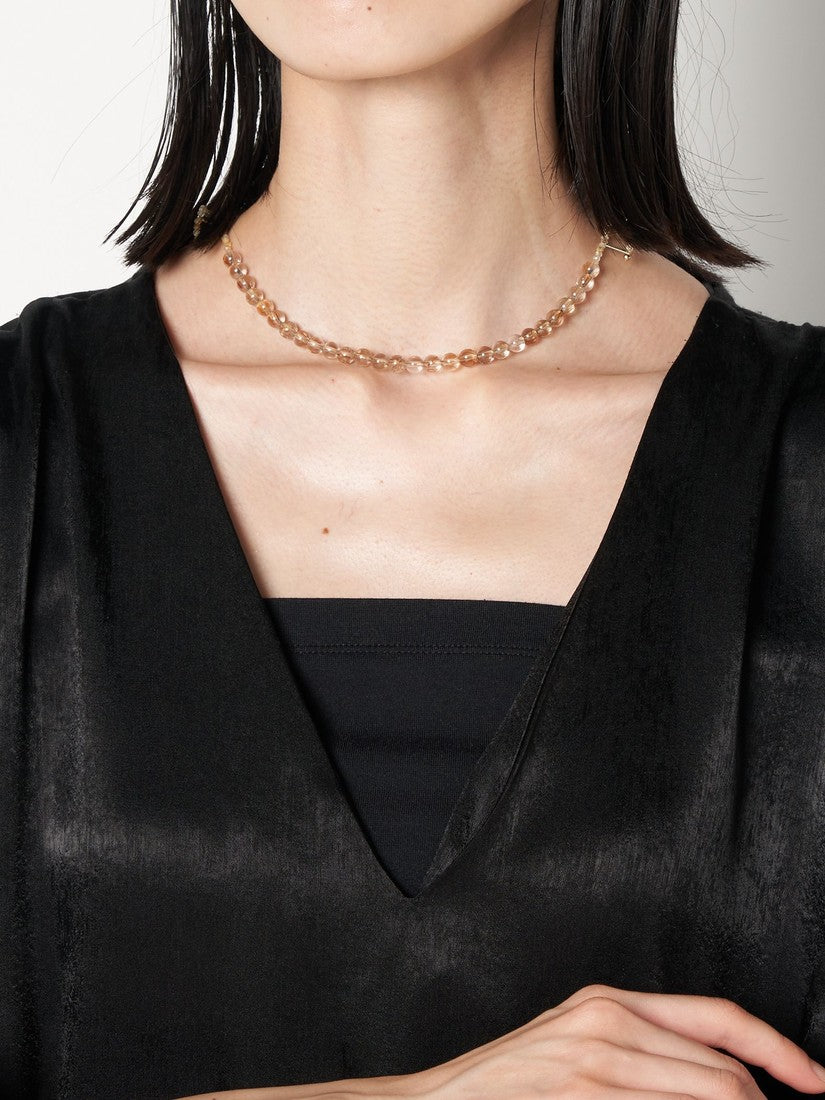 バックフリルネックレス/天然石（ネックレス）｜H.P.FRANCE公式サイト