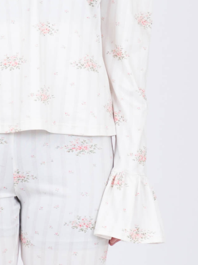 《VIVIANO》 Printed Puff トップス