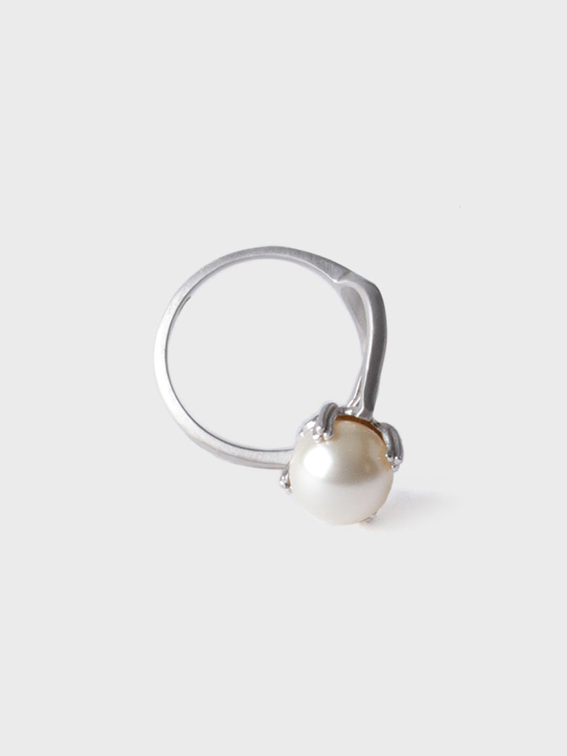 H. P. FRANCE パール×シルバー　デザインリング　#10 ring motif リング (pearl / silver)（リング）｜H.P.FRANCE公式