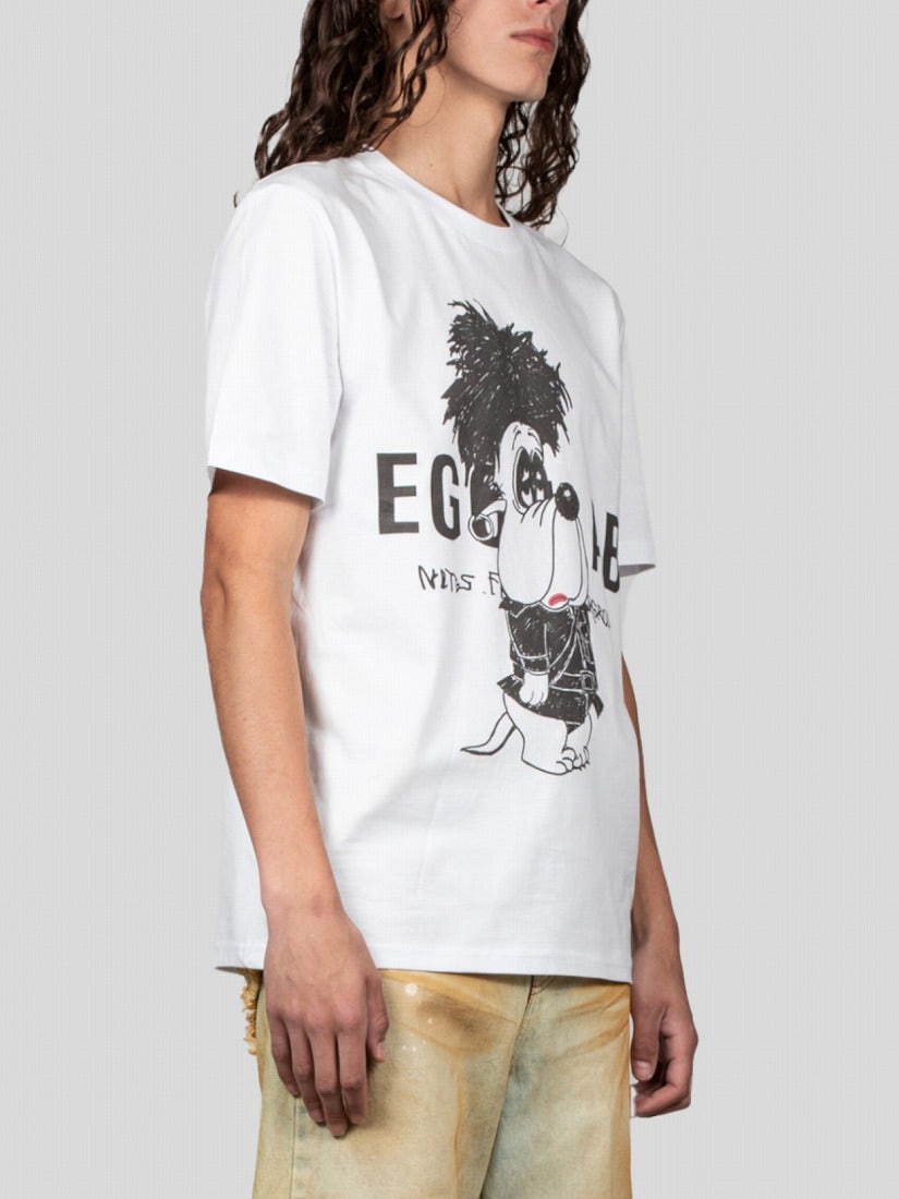 【関税込み】EGONlab ホワイト 'The Cure' Tシャツ EGONLAB》THE CURE T-SHIRT(Tシャツ)|H.P.FRANCE公式サイト