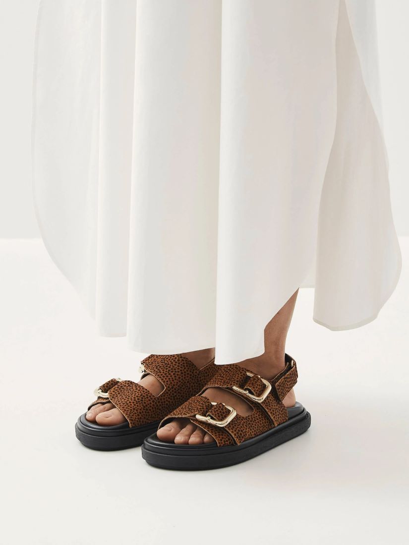 Harper Soft Tan Leather Sandals