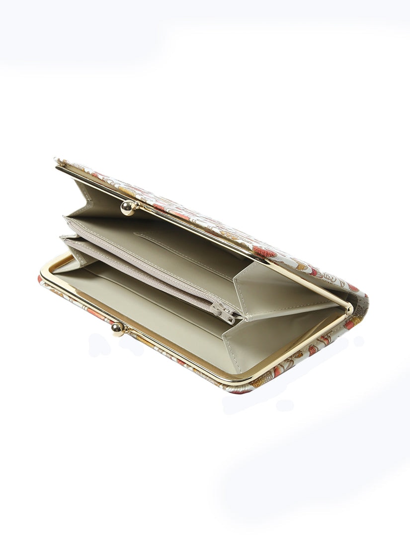 再入荷】がま口長財布『きのこ』橙(その他財布)|H.P.FRANCE 再入荷】がま口長財布『きのこ』橙(その他財布)|H.P.FRANCE