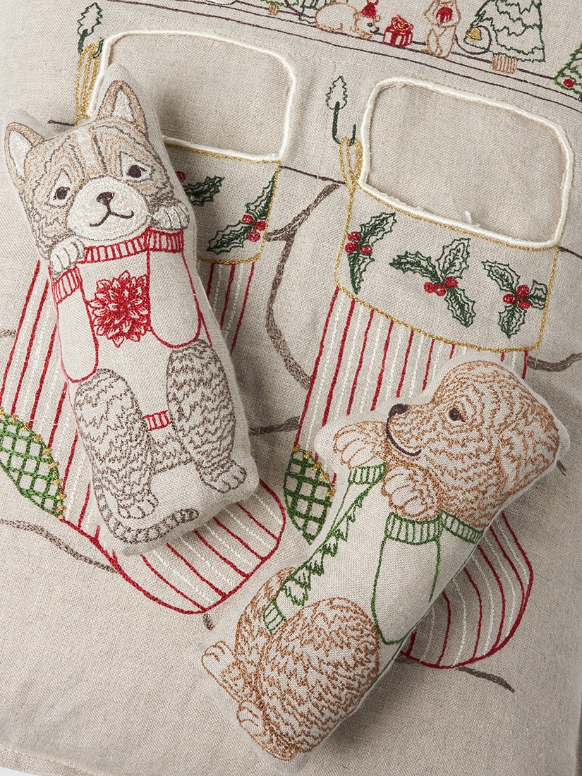 Holiday｜ポケットクッションカバー 30x40 Stockings