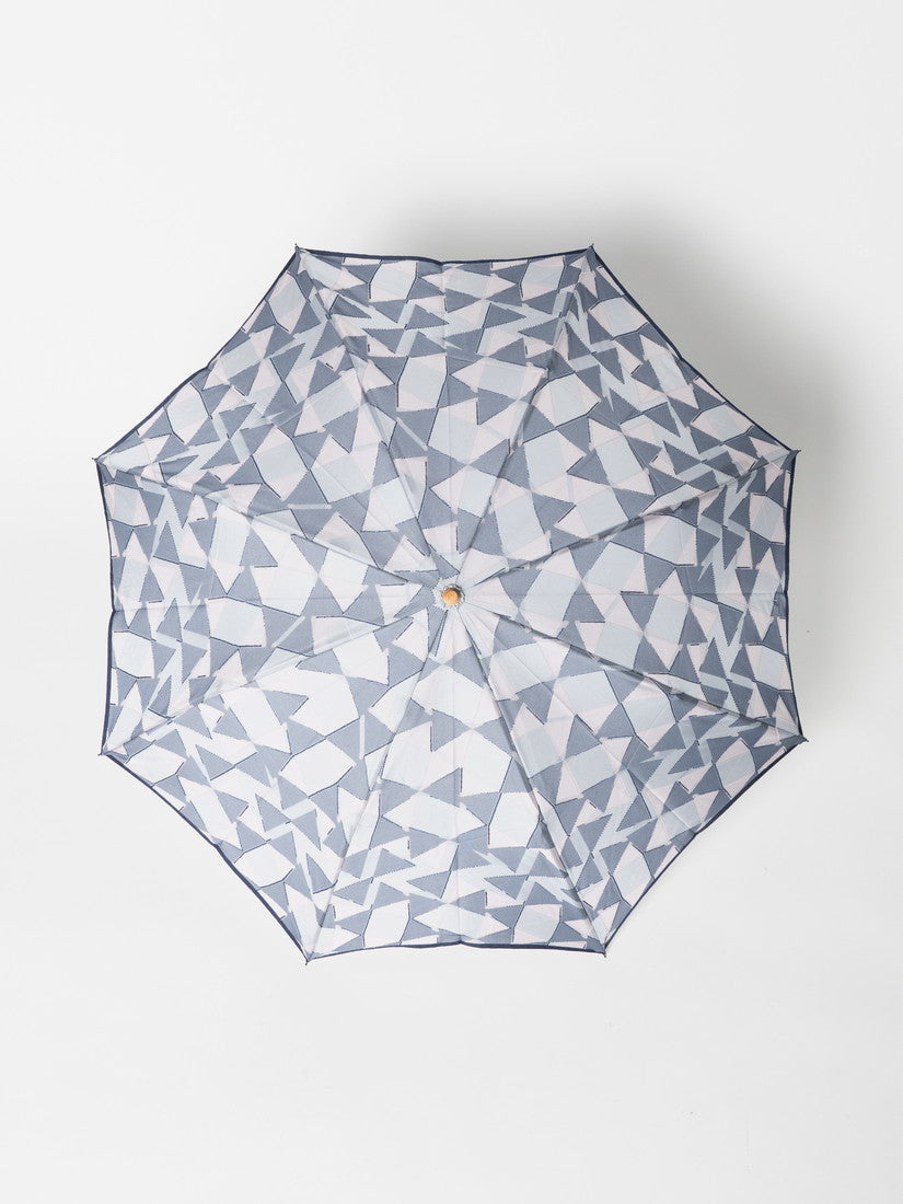 《槙田商店》折りたたみ傘 fusion RIBBON gray
