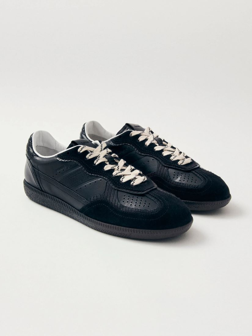 Rife Indo Black Leather Sneakers