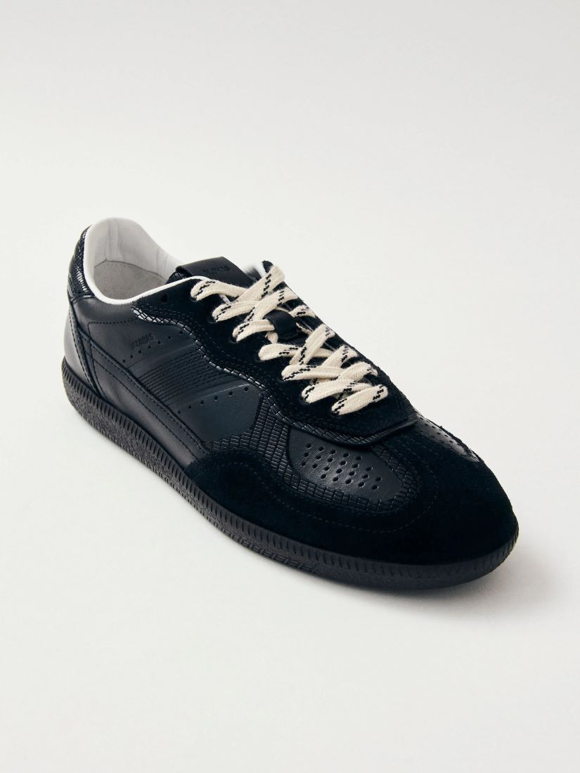 Rife Indo Black Leather Sneakers