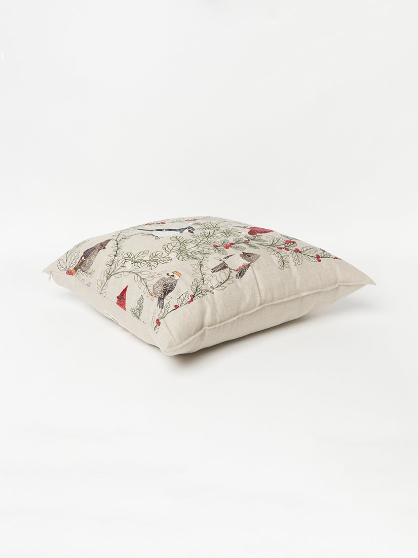 Holiday｜クッションカバー 50x50 Winter birds（クッション）｜H.P.