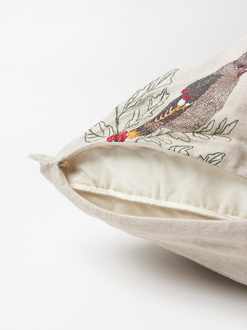 Holiday｜クッションカバー 50x50 Winter birds（クッション）｜H.P.