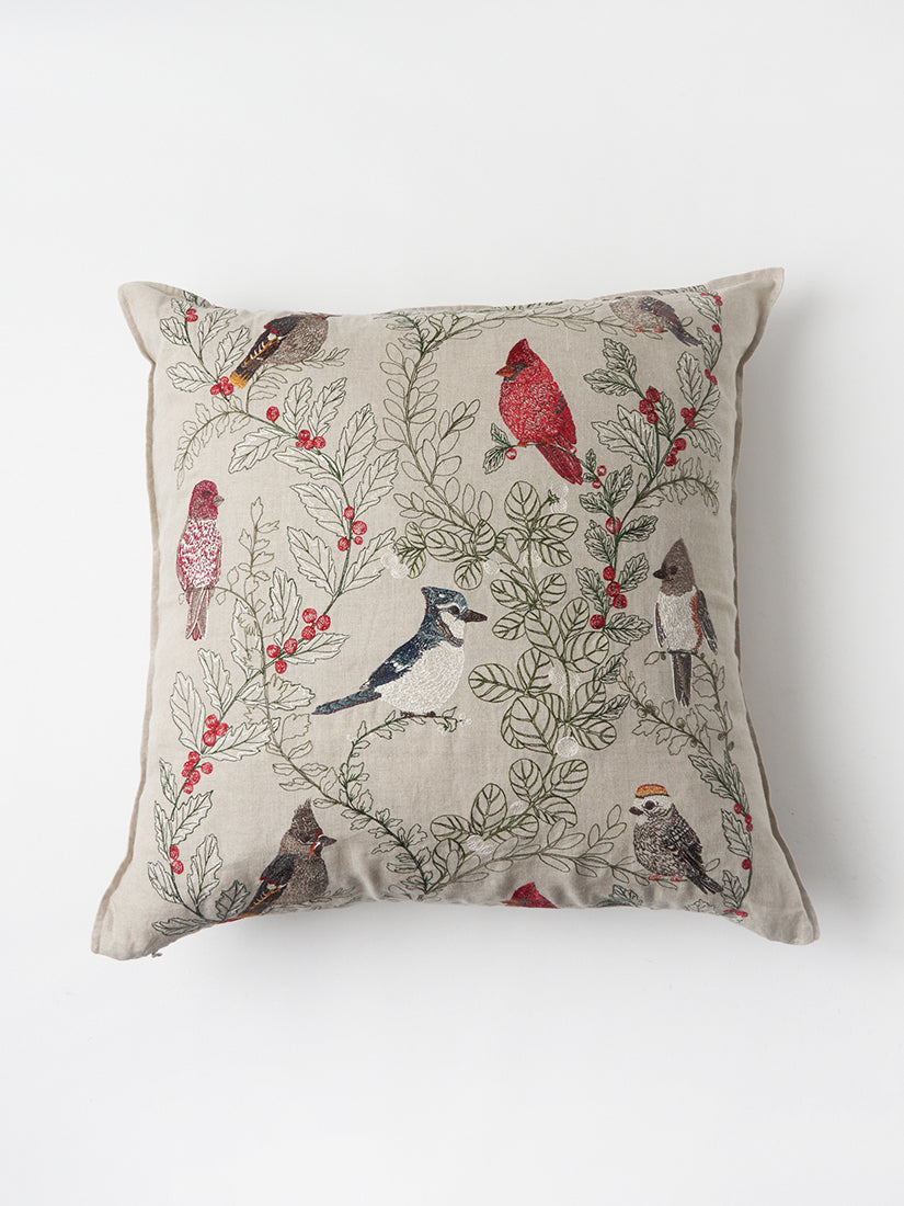 Holiday｜クッションカバー 50x50 Winter birds（クッション）｜H.P.