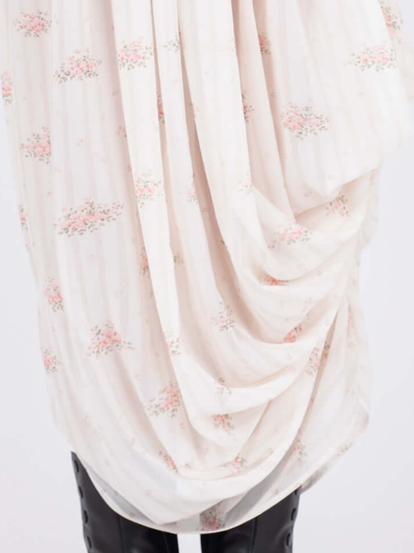 《VIVIANO》 Printed Drape スカート