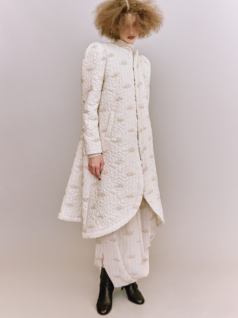 《VIVIANO》 Printed Drape スカート