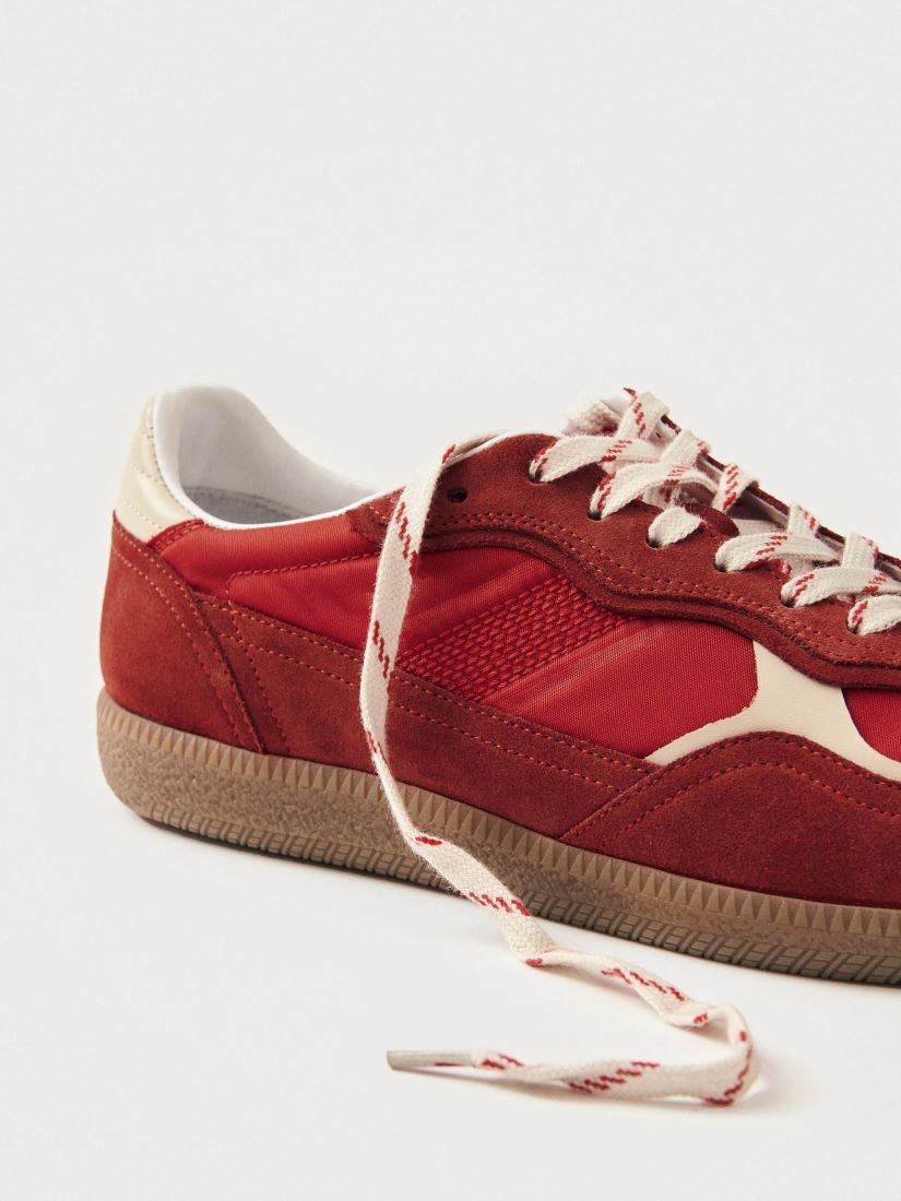 Rife Sheen Red Leather Sneakers（スニーカー）｜H.P.FRANCE公式サイト