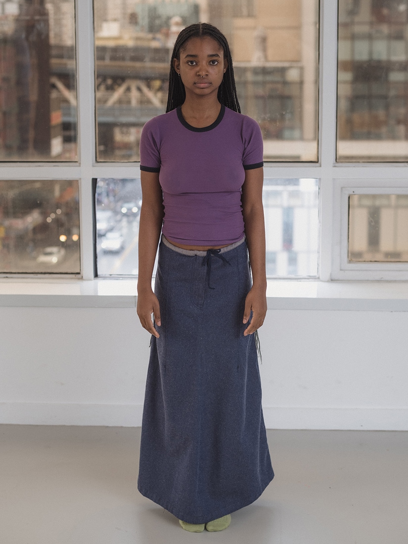 baserange リボンリネンスカート Skirts | Basics in Natural and Recycled Fibers | Baserange