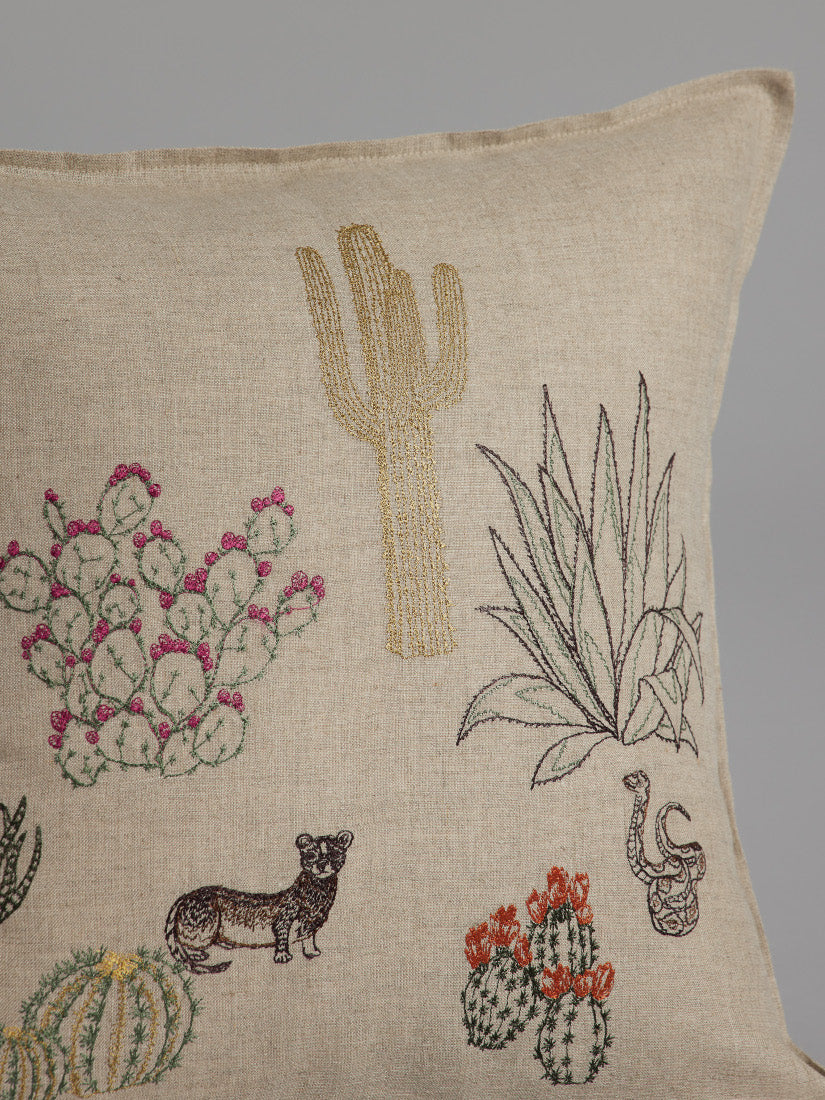 Coral&Tusk クッションカバー/Saguaro Desert Field Desert｜クッションカバー 40x40 Saguaro Desert Field（クッション